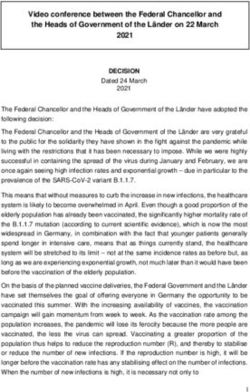 Video conference between the Federal Chancellor and the Heads of Government of the Länder on 22 March 2021