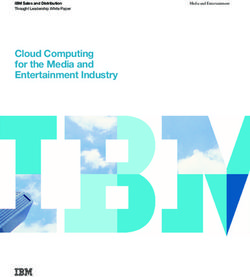 Cloud Computing for the Media and Entertainment Industry