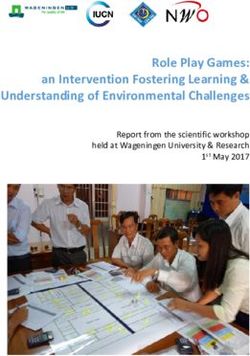 Role Play Games: an Intervention Fostering Learning & Understanding of Environmental Challenges - Report from the scientific workshop held at ...