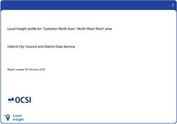 Local Insight profile for 'Carterton North East / North West Ward' area Oxford City Council and District Data Service
