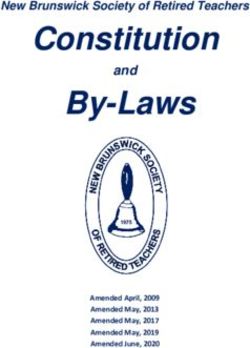 Constitution By-Laws and - New Brunswick Society of Retired Teachers - nbsrt