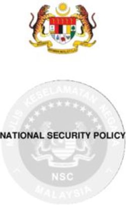 NATIONAL SECURITY POLICY - MKN
