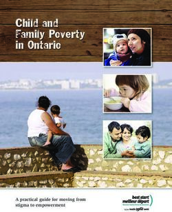 Child and Family Poverty in Ontario - A practical guide for moving from stigma to empowerment - The Homeless Hub