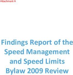 Findings Report of the Speed Management and Speed Limits Bylaw 2009 Review - Attachment A