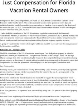 Just Compensation for Florida Vacation Rental Owners - VRM Intel