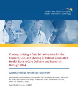 Conceptualizing a Data Infrastructure for the Capture, Use, and Sharing of Patient-Generated Health Data in Care Delivery and Research through 2024