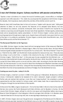 3-star chef Christian Jürgens: Culinary excellence with passion and perfection