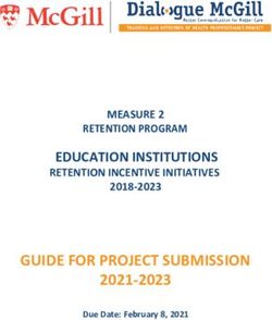 GUIDE FOR PROJECT SUBMISSION - 2021-2023 EDUCATION INSTITUTIONS RETENTION INCENTIVE INITIATIVES 2018-2023 - MCGILL ...