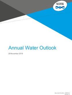 Annual Water Outlook 29 November 2019 - Document Number: A3682412 Version: 3 - Goulburn Murray Water