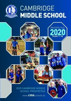 YEAR 7-10 2020 - 2020 CAMBRIDGE MIDDLE SCHOOL PROSPECTUS www.cms.school.nz