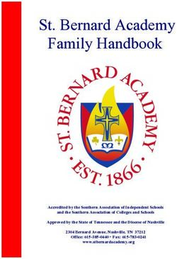 St. Bernard Academy Family Handbook