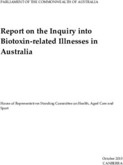 Report on the Inquiry into Biotoxin-related Illnesses in Australia - REINSW