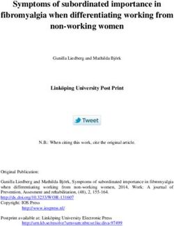 Symptoms of subordinated importance in fibromyalgia when differentiating working from non-working women
