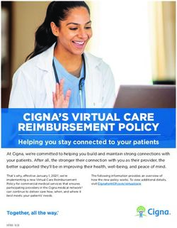 CIGNA'S VIRTUAL CARE REIMBURSEMENT POLICY
