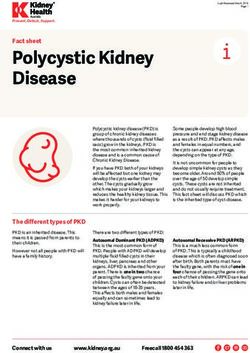 Polycystic Kidney Disease - Fact sheet - Kidney Health Australia