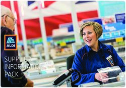 SUPPLIER INFORMATION PACK