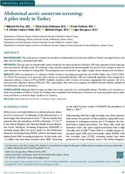 Abdominal aortic aneurysm screening: A pilot study in Turkey
