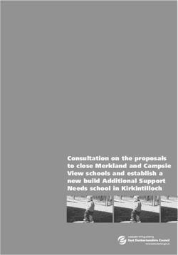 Consultation on the proposals to close Merkland and Campsie View schools and establish a new build Additional Support Needs school in Kirkintilloch