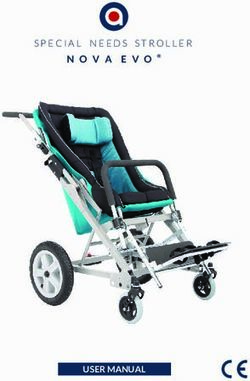 NOVA EVO SPECIAL NEEDS STROLLER - USER MANUAL - Akces-Med