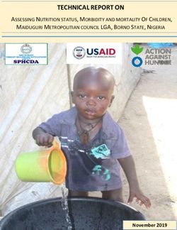 TECHNICAL REPORT ON ASSESSING NUTRITION STATUS, MORBIDITY AND MORTALITY OF CHILDREN, MAIDUGURI METROPOLITIAN COUNCIL LGA, BORNO STATE, NIGERIA ...
