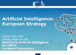 ARTIFICIAL INTELLIGENCE: EUROPEAN STRATEGY - CÉCILE HUET, PHD DEPUTY HEAD OF UNIT ROBOTICS & ARTIFICIAL INTELLIGENCE - BUSINESS FINLAND