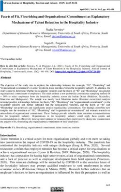 Facets of Fit, Flourishing and Organisational Commitment as Explanatory Mechanisms of Talent Retention in the Hospitality Industry