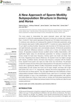 A New Approach of Sperm Motility Subpopulation Structure in Donkey and Horse