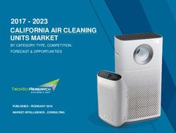 2017 2023 CALIFORNIA AIR CLEANING UNITS MARKET BY CATEGORY TYPE, COMPETITION, FORECAST & OPPORTUNITIES