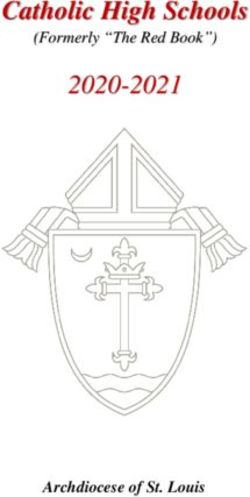 Catholic High Schools 2020-2021 - Archdiocese of St. Louis - Archdiocese of St Louis