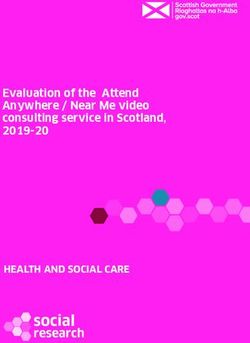 Social research HEALTH AND SOCIAL CARE