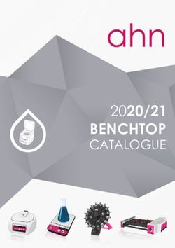 BENCHTOP 2020/21 - AHN Biotechnologie GmbH