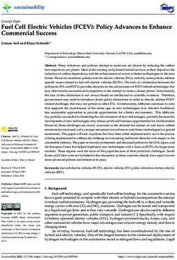 Fuel Cell Electric Vehicles (FCEV): Policy Advances to Enhance Commercial Success - MDPI
