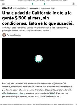 Una ciudad de California le dio a la gente $ 500 al mes, sin condiciones. Esto es lo que sucedió.