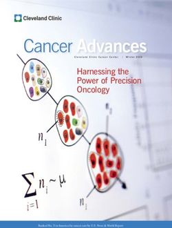 Cancer Advances Harnessing the Power of Precision Oncology - Ranked No. 5 in America for cancer care by U.S. News & World Report - Cleveland Clinic