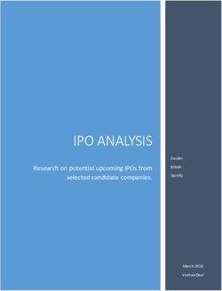 IPO ANALYSIS Research on potential upcoming IPOs from selected candidate companies - VentureDeal
