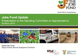 Jobs Fund Update Presentation to the Standing Committee on Appropriations 05 March 2019 - AWS