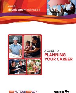 PLANNING Your CAreer A Guide to - career development manitoba