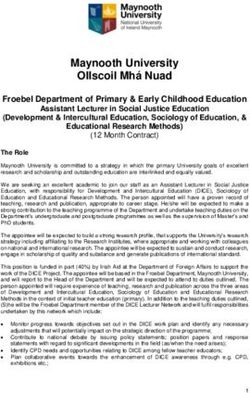 Maynooth University Ollscoil Mhá Nuad - Froebel Department of Primary & Early Childhood Education - University Vacancies Ireland