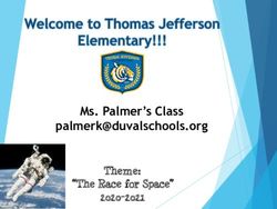 Ms. Palmer's Class - Theme: "The Race for Space"