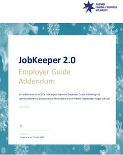 JOBKEEPER 2.0 EMPLOYER GUIDE ADDENDUM - AN ADDENDUM TO ACCI'S JOBKEEPER PAYMENT EMPLOYER GUIDE FOLLOWING THE - INTERNATIONAL ORGANISATION OF EMPLOYERS