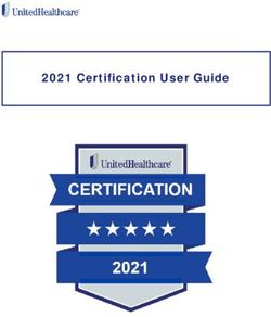 2021 Certification User Guide - UHC Jarvis