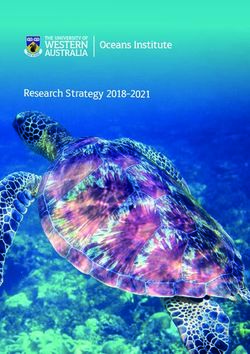 Research Strategy 2018-2021 - UWA Oceans Institute