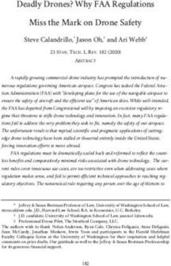 Deadly Drones? Why FAA Regulations Miss the Mark on Drone Safety