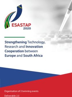 Organisation of 2 twinning events Deliverable 2.3 - ESASTAP