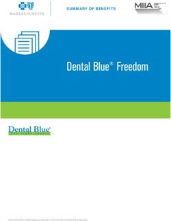 Dental Blue Freedom SUMMARY OF BENEFITS