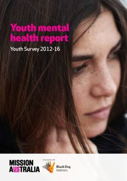 Youth mental health report - Youth Survey 2012-16 - Black Dog Institute