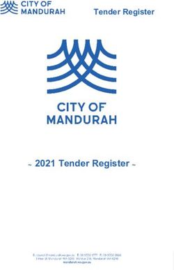 2021 Tender Register - Tender Register - City of Mandurah