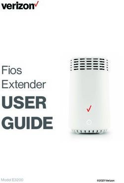 USER GUIDE Fios Extender - Model E3200 - Verizon