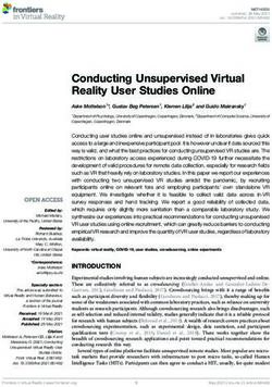 Conducting Unsupervised Virtual Reality User Studies Online