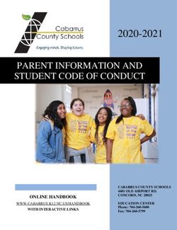2020-2021 PARENT INFORMATION AND STUDENT CODE OF CONDUCT - ONLINE HANDBOOK - Cabarrus ...